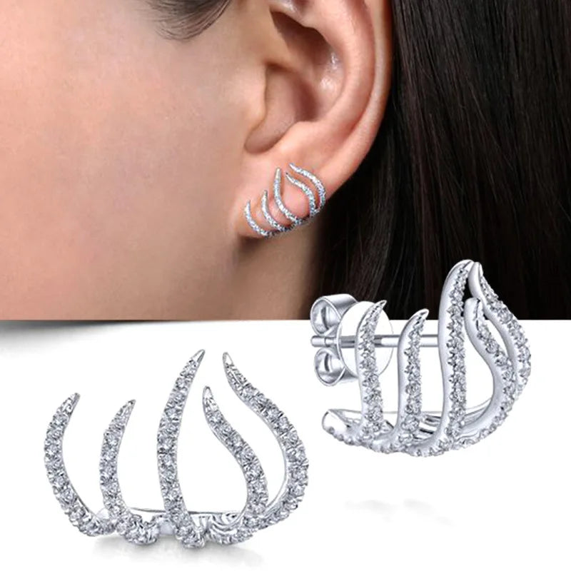 Exquisite Rhinestone Ear Cuff for Women