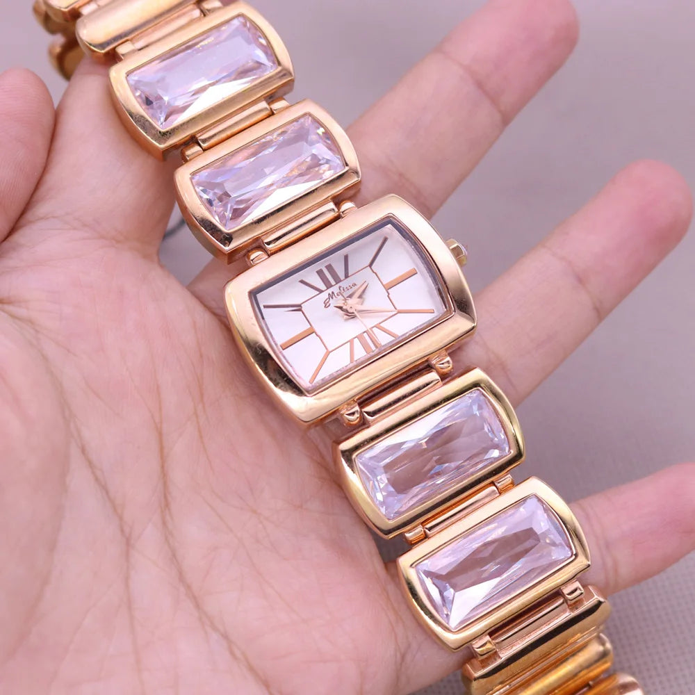 Melissa Rhinestone Women's Bracelet Watch