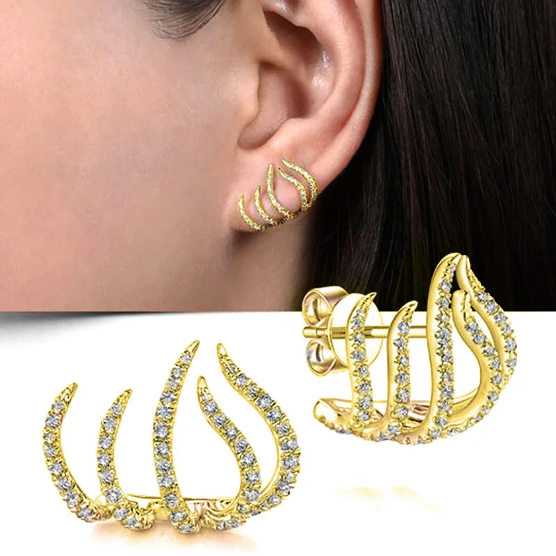 Exquisite Rhinestone Ear Cuff for Women