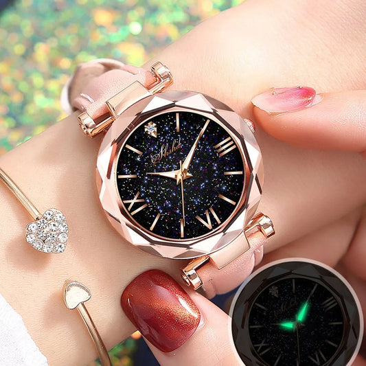 High Quality  Watch For Women Full Diamond Vintage