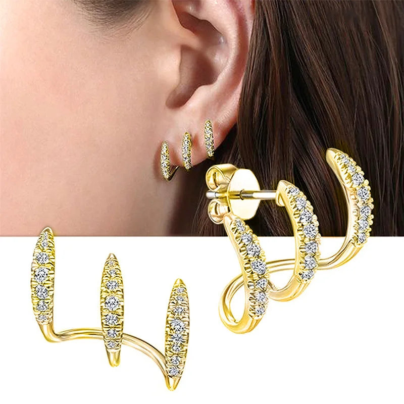 Exquisite Rhinestone Ear Cuff for Women