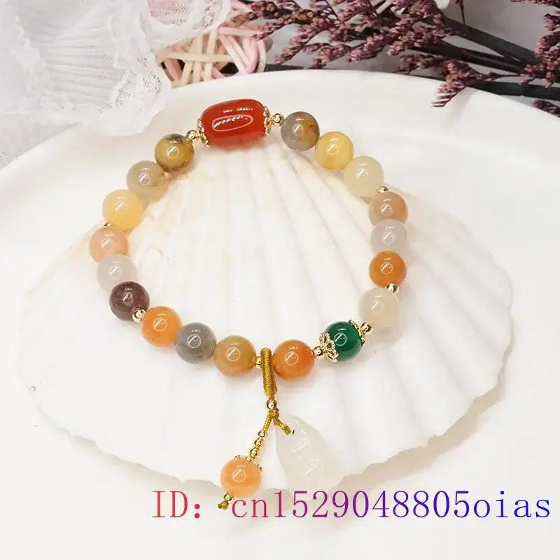 Natural Jade Gemstone Bracelet for Women and Men