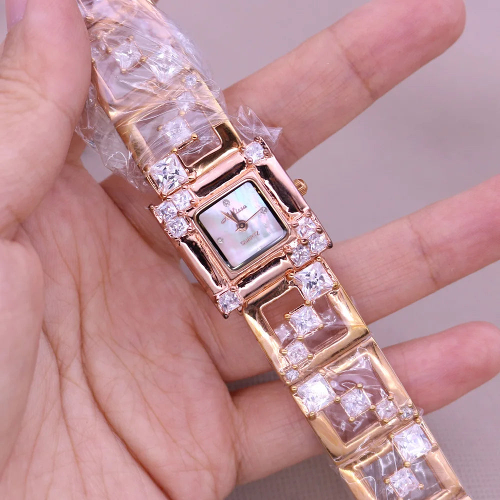 Melissa Rhinestone Women's Bracelet Watch