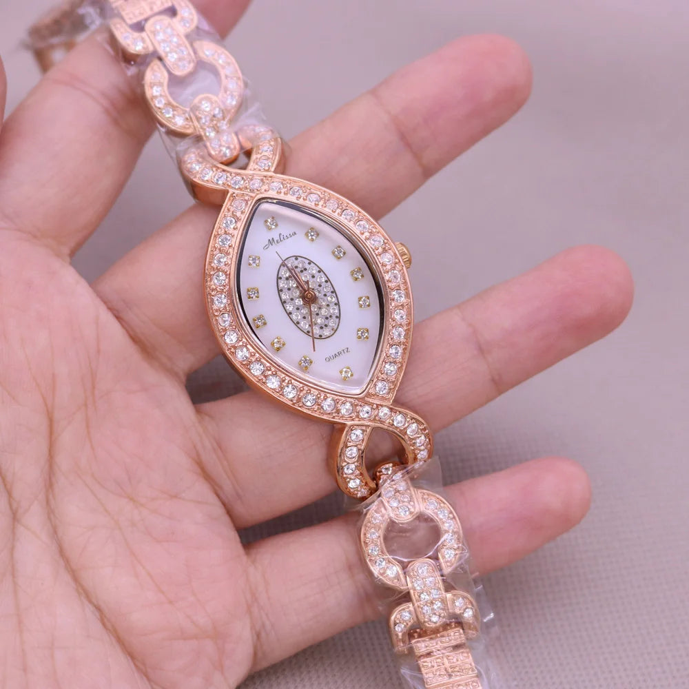 Melissa Rhinestone Women's Bracelet Watch