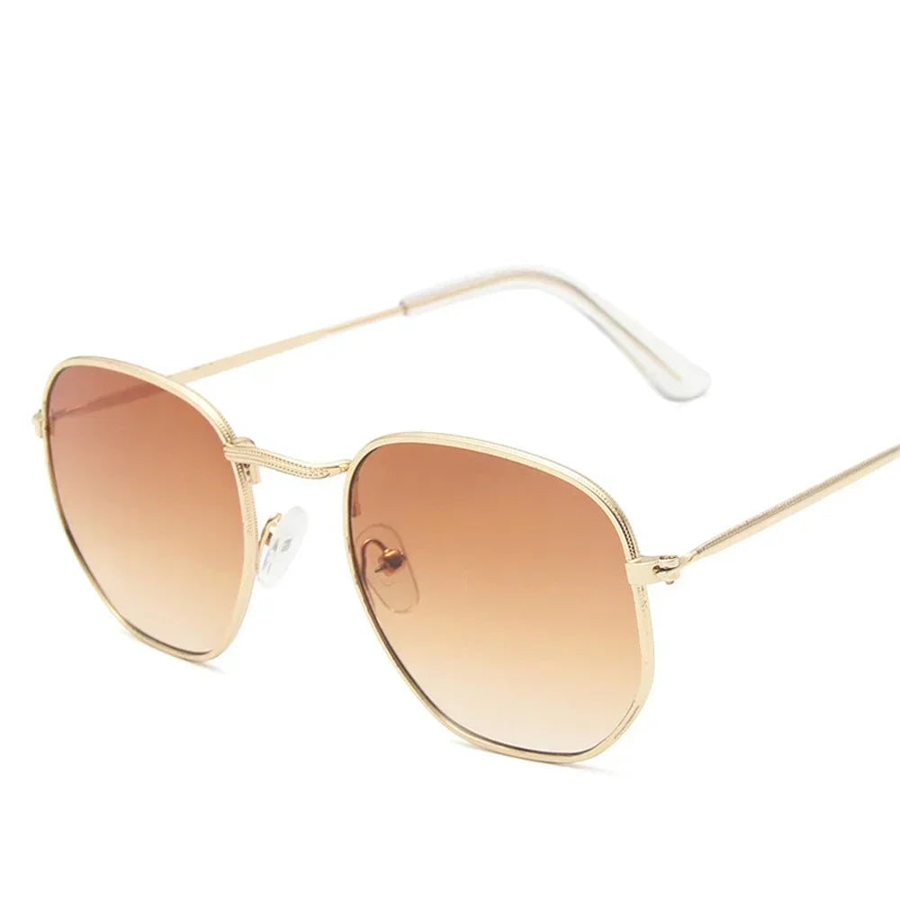 Vintage Metal Women's Sunglasses - Luxury Design Eyewear