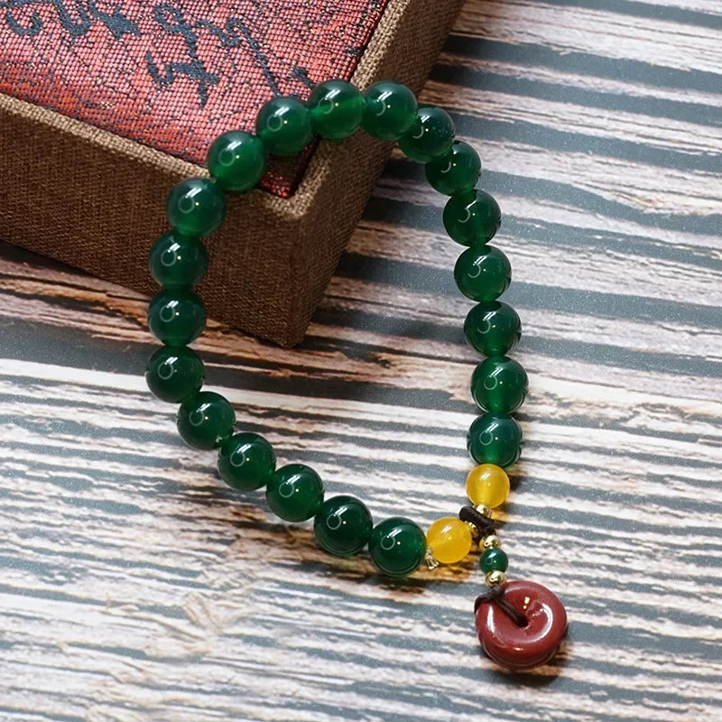 Natural Jade Gemstone Bracelet for Women and Men