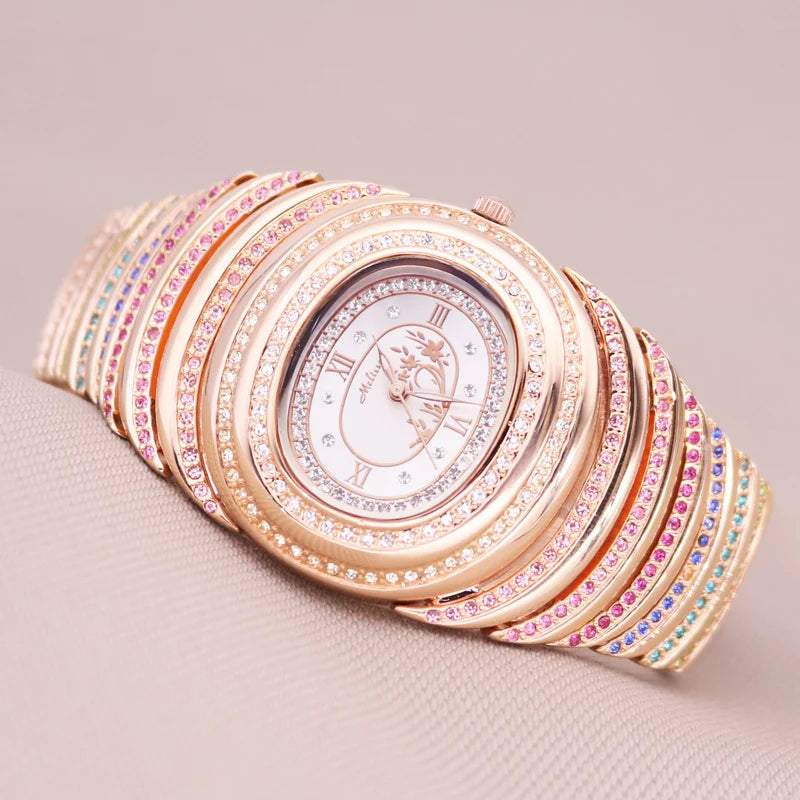 Melissa Rhinestone Women's Bracelet Watch