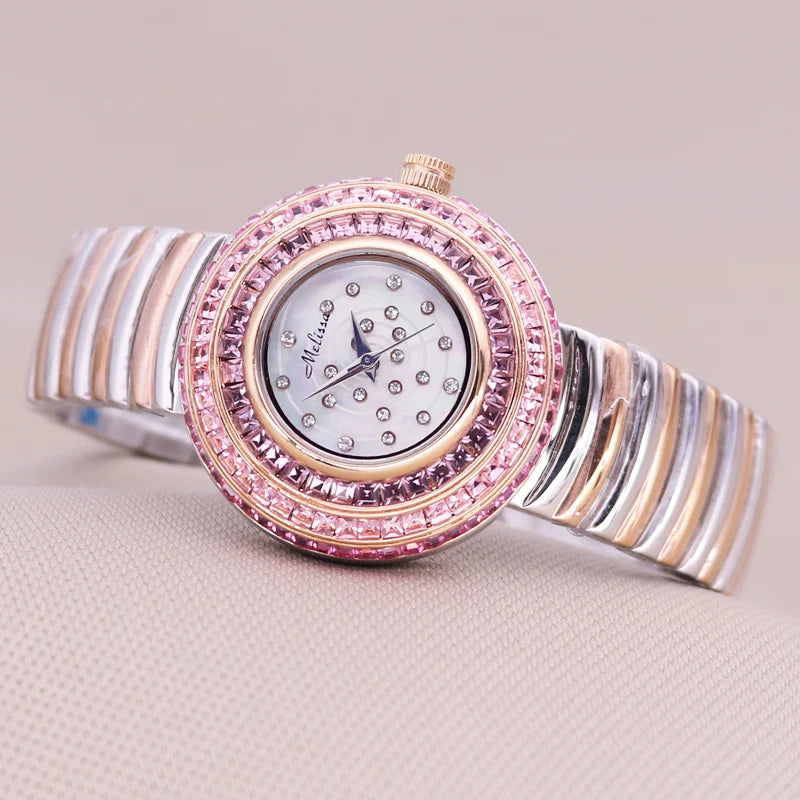 Melissa Rhinestone Women's Bracelet Watch