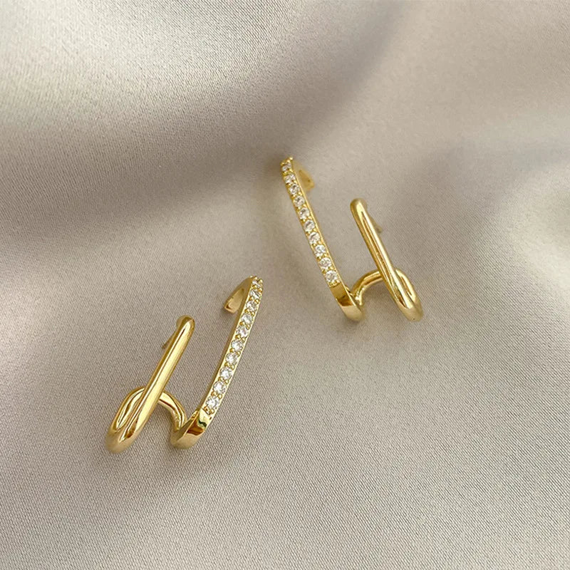 Exquisite Rhinestone Ear Cuff for Women