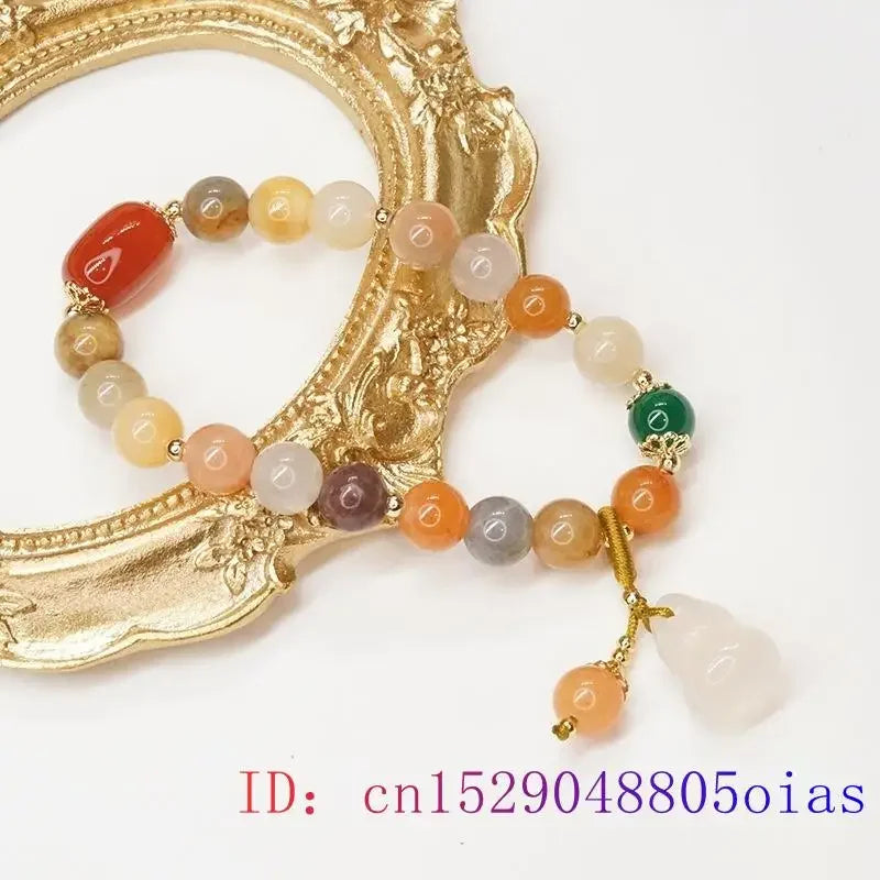 Natural Jade Gemstone Bracelet for Women and Men